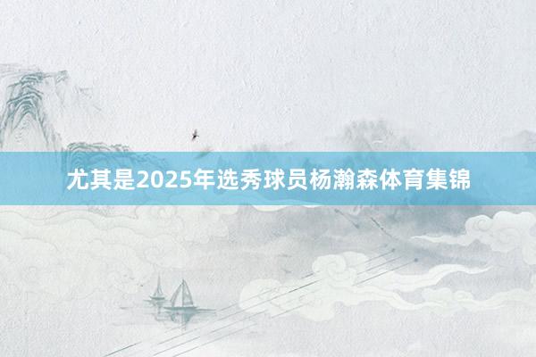 尤其是2025年选秀球员杨瀚森体育集锦