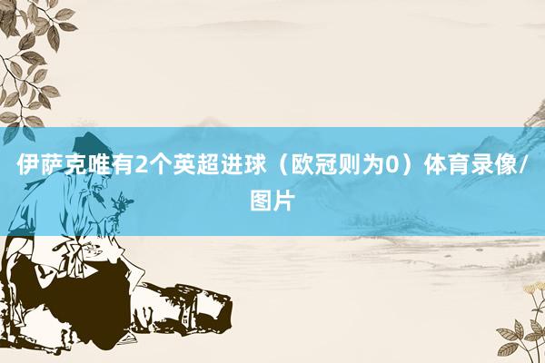 伊萨克唯有2个英超进球（欧冠则为0）体育录像/图片