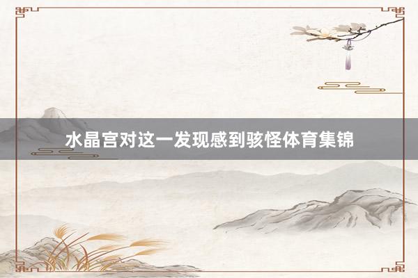 水晶宫对这一发现感到骇怪体育集锦