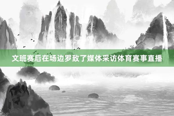 文班赛后在场边罗致了媒体采访体育赛事直播