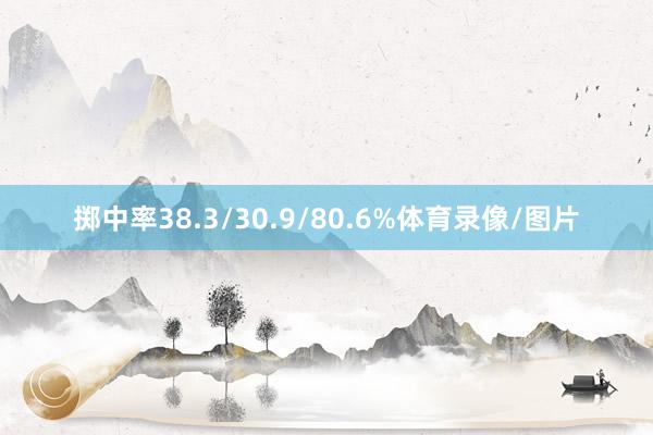 掷中率38.3/30.9/80.6%体育录像/图片