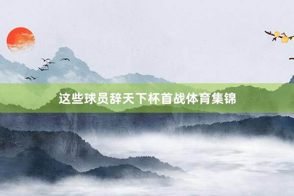 这些球员辞天下杯首战体育集锦